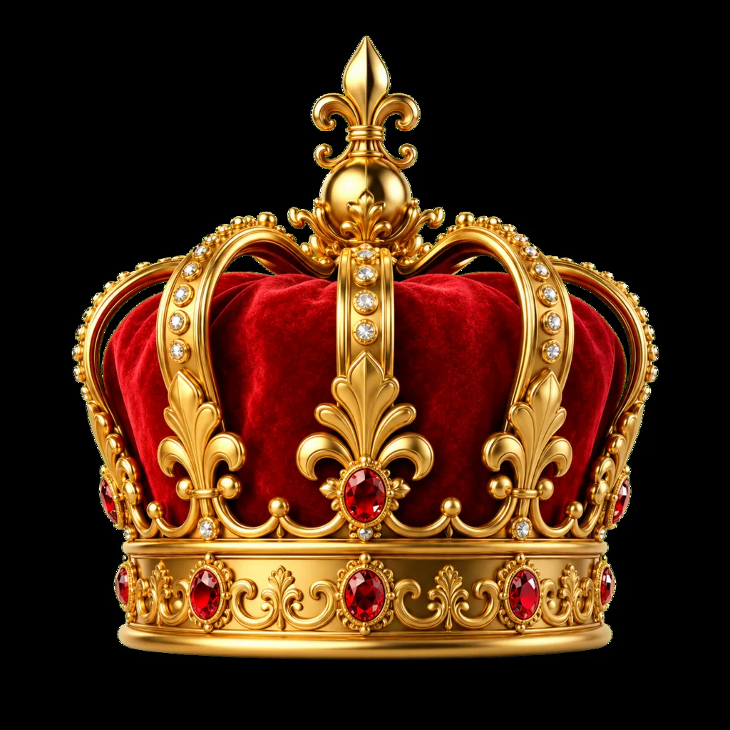 Crown decorative graphic — Wild Royal