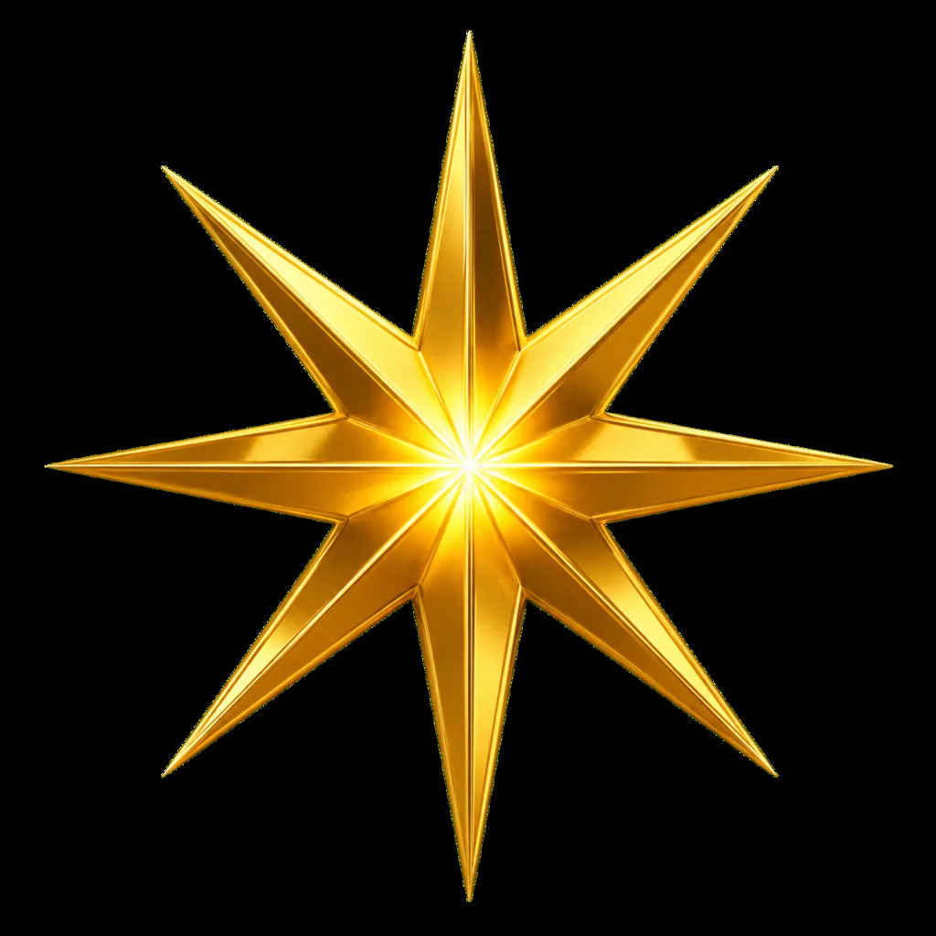 Star Burst decorative graphic — Wild Royal