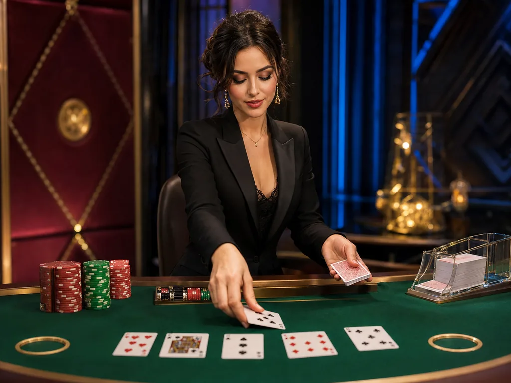 Blackjack live table at Wild Royal